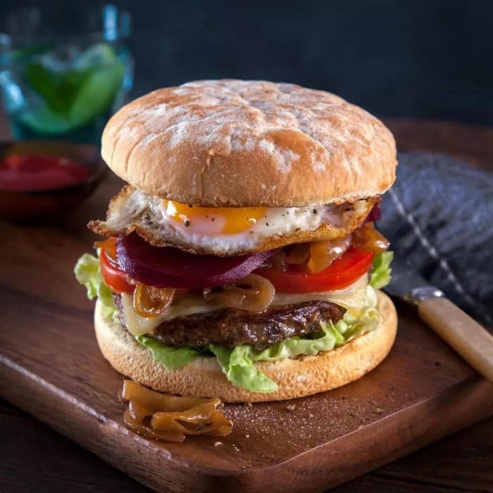 Source photograph of Aussie Burgers