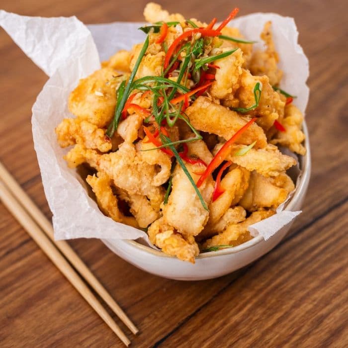 Source photograph of Quick salt & pepper squid