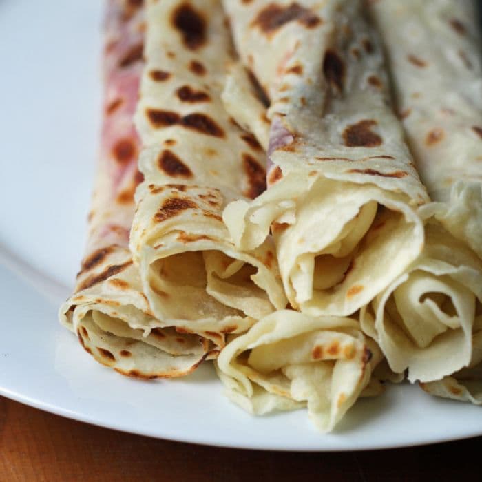 Source photograph of Norwegian Potato Lefse