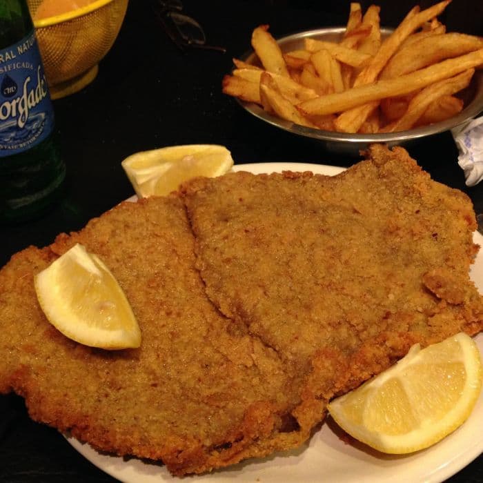 Source photograph of Milanesa