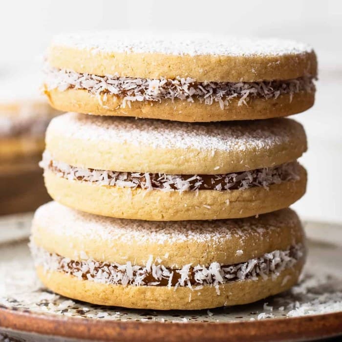 Source photograph of Alfajores