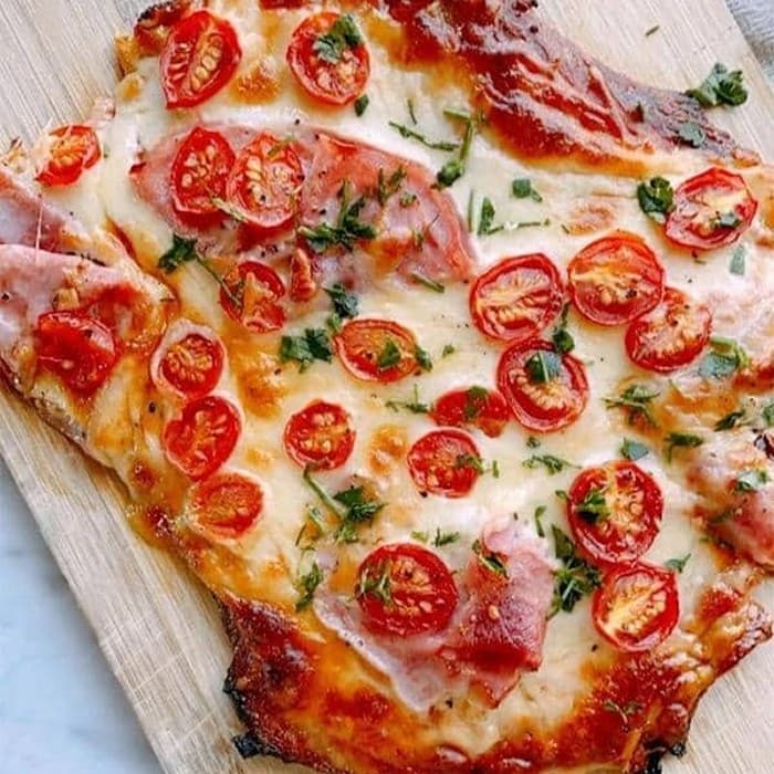 Source photograph of Matambre a la Pizza