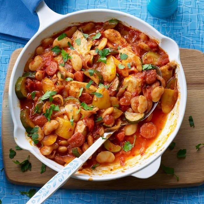 Source photograph of Easy Spanish chicken