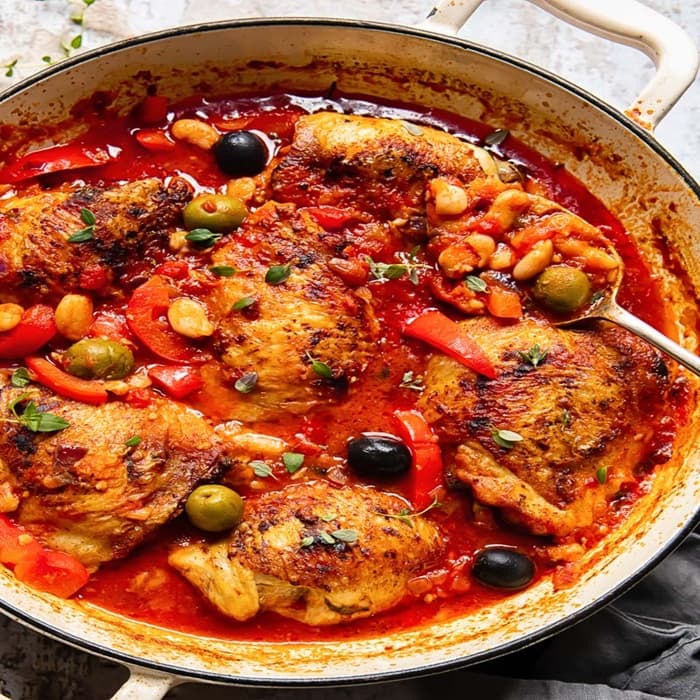 Source photograph of Spanish Chicken