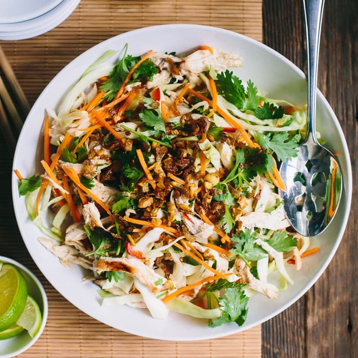 Source photograph of Vietnamese chicken salad