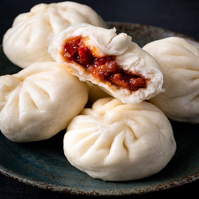 Source photograph of Barbecue pork buns