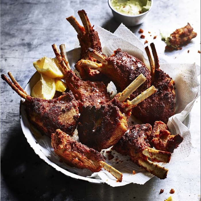 Source photograph of Chilli ginger lamb chops