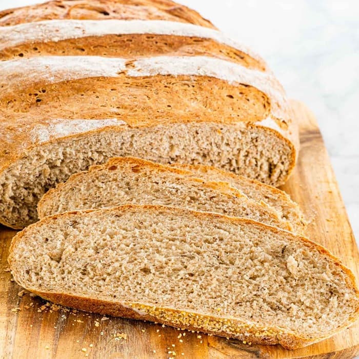 Source photograph of Rye bread