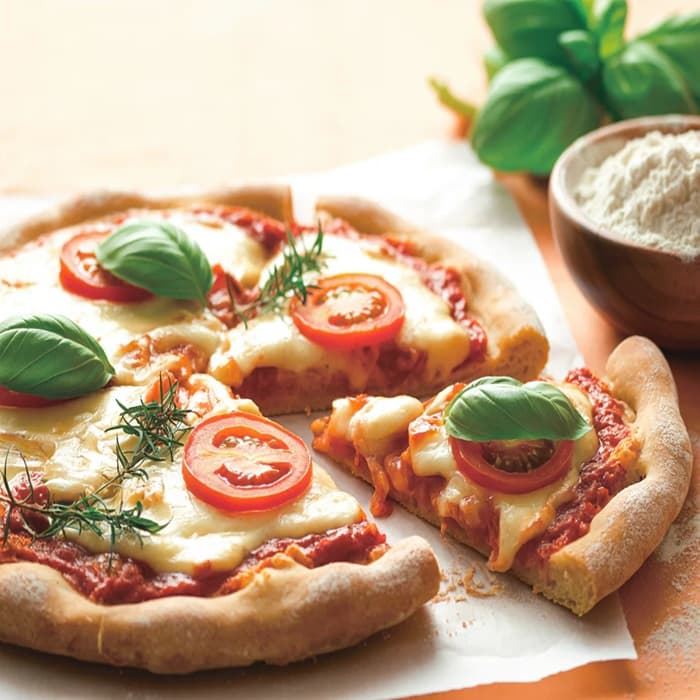 Source photograph of Cassava pizza