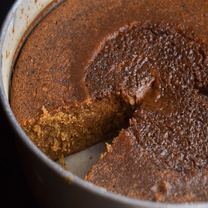 Source photograph of Jamaican Sweet Potato Pudding