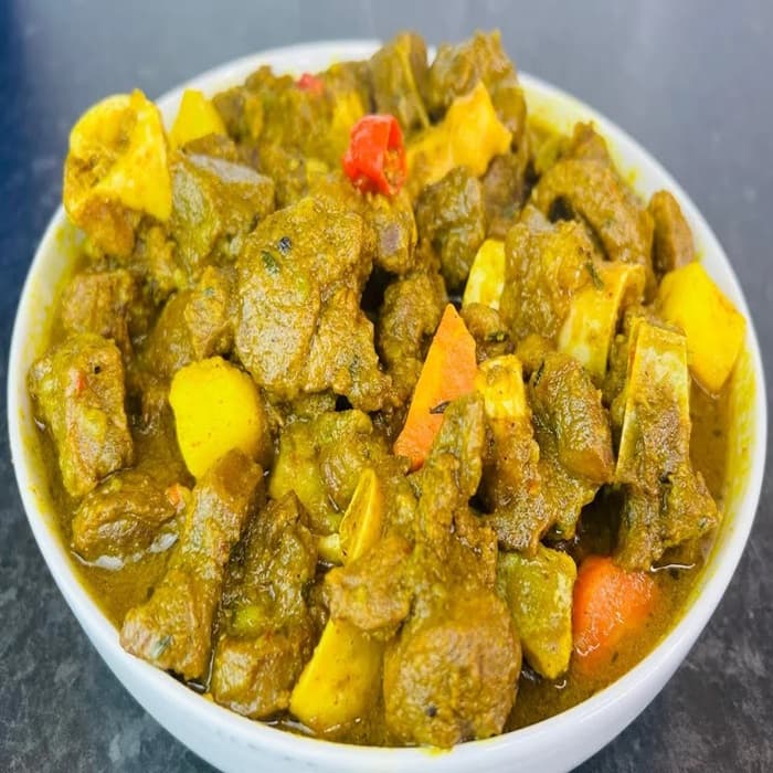 Source photograph of Jamaican Curry Goat
