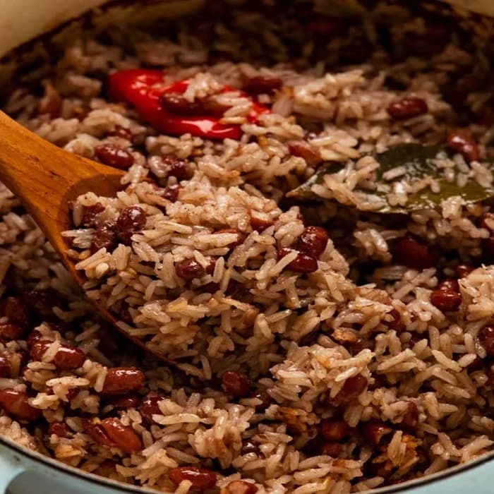 Source photograph of Jamaican Rice and Peas
