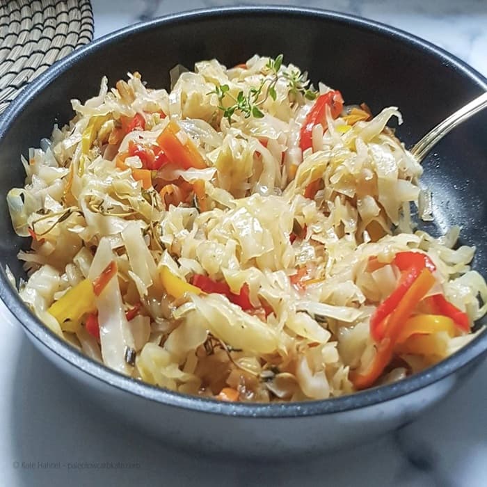 Source photograph of Jamaican Steamed Cabbage