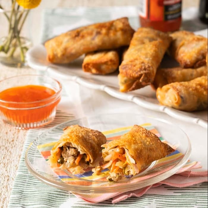 Source photograph of Air Fryer Egg Rolls