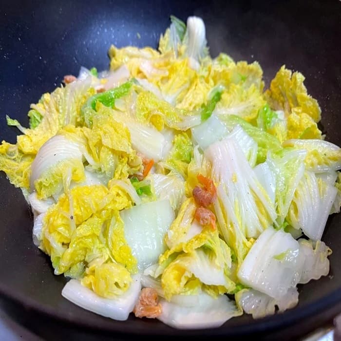 Source photograph of Napa Cabbage with Dried Shrimp