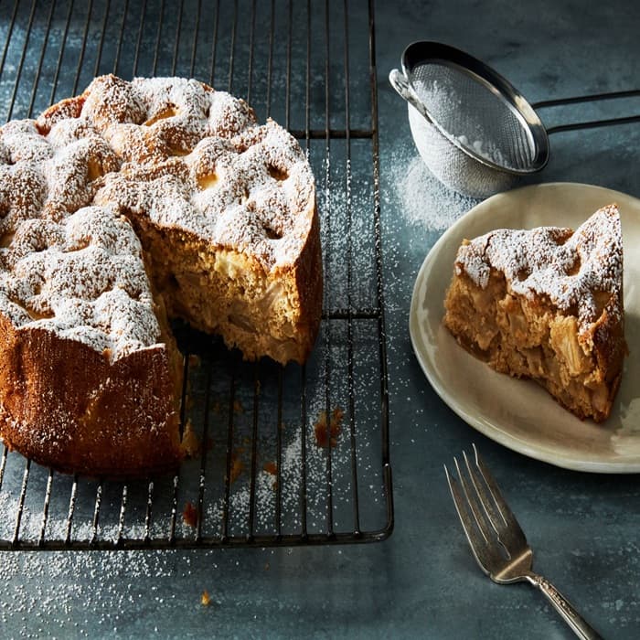 Source photograph of Apple cake