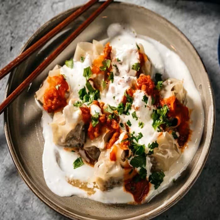 Source photograph of Mantu Afghan Dumpling
