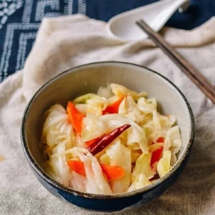 Source photograph of Lao Som Pak Pickled Cabbage