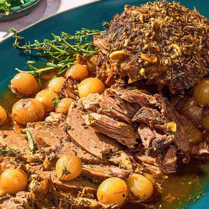 Source photograph of Leg of Lamb Armenian-Style