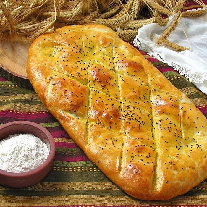 Source photograph of Tendir Choreyi (Tandoori Bread)