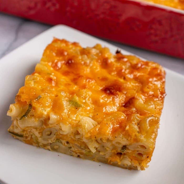 Source photograph of Macaroni Pie