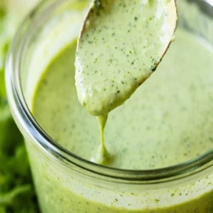 Source photograph of Creamy Aji green sauce
