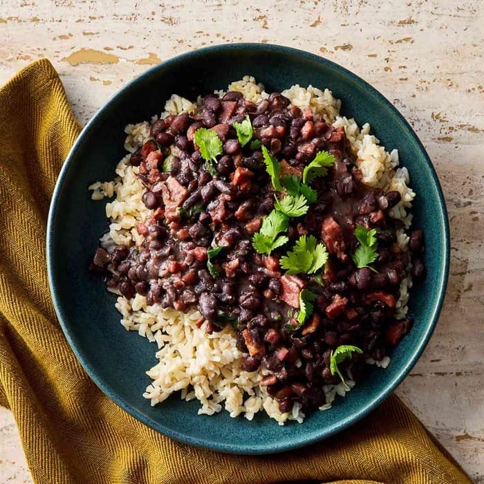 Source photograph of Black bean & meat stew - feijoada