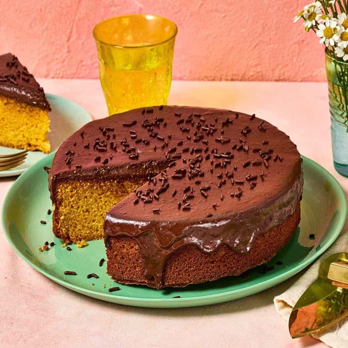 Source photograph of Brazilian carrot cake