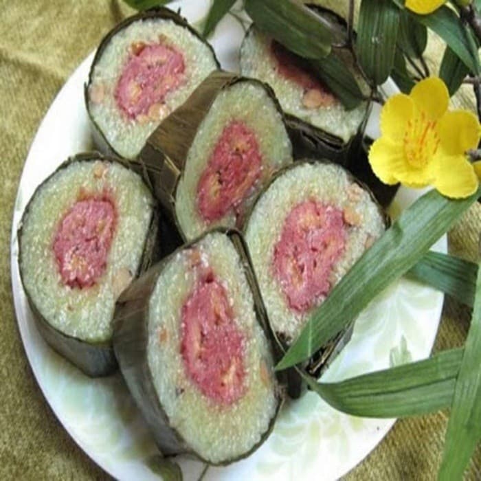 Source photograph of Num Ansom – Sticky Rice Cake