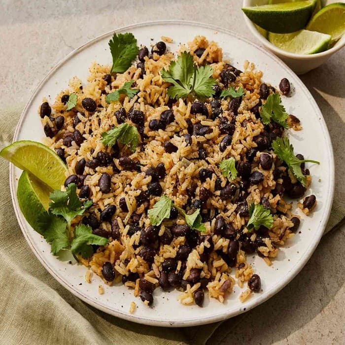 Source photograph of Rice and Beans