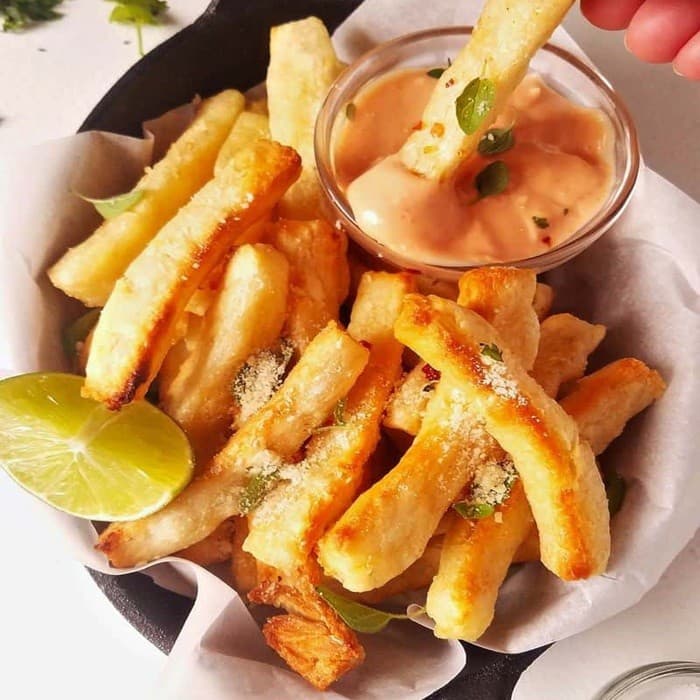 Source photograph of Baked Yuca Fries