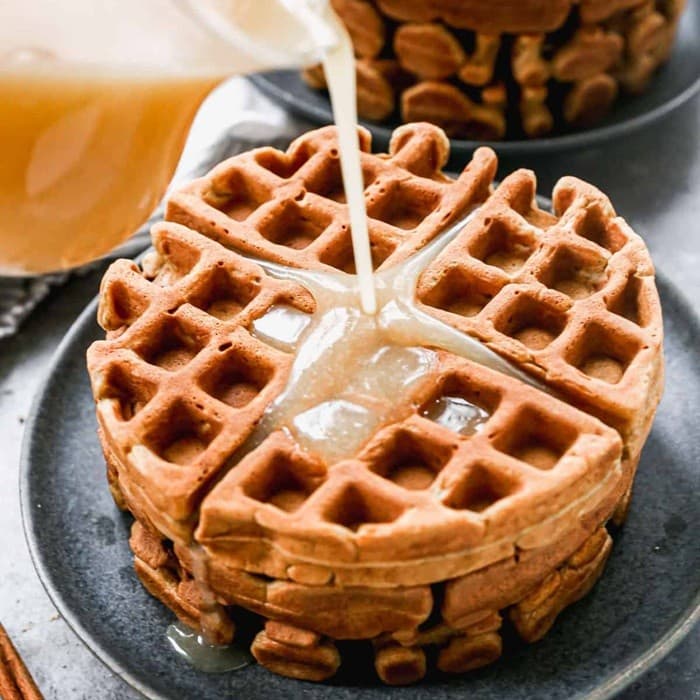 Source photograph of Gingerbread Waffles