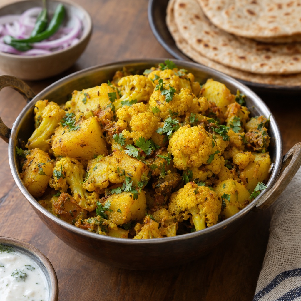 Source photograph of Aloo gobi. Not official I Want Some Food pixel artwork.