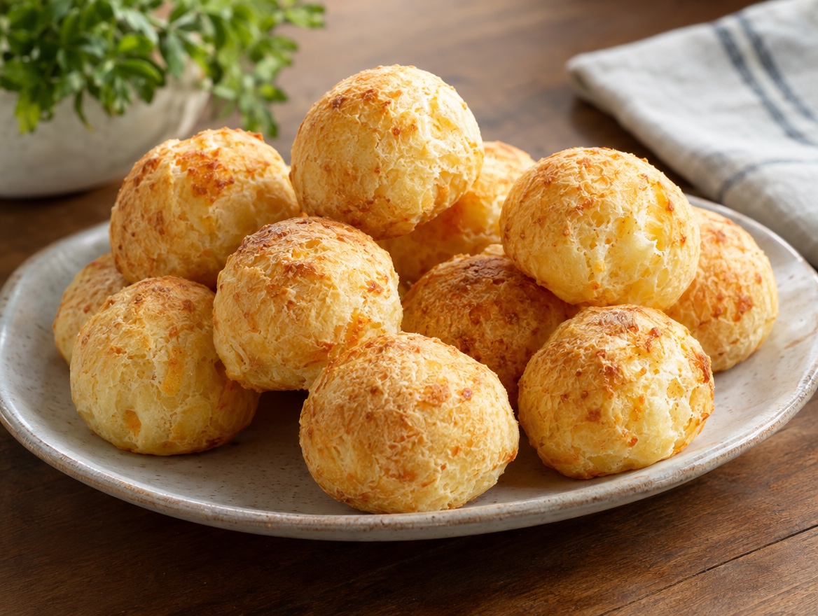 Source photograph of Pão de queijo. Not official I Want Some Food pixel artwork.