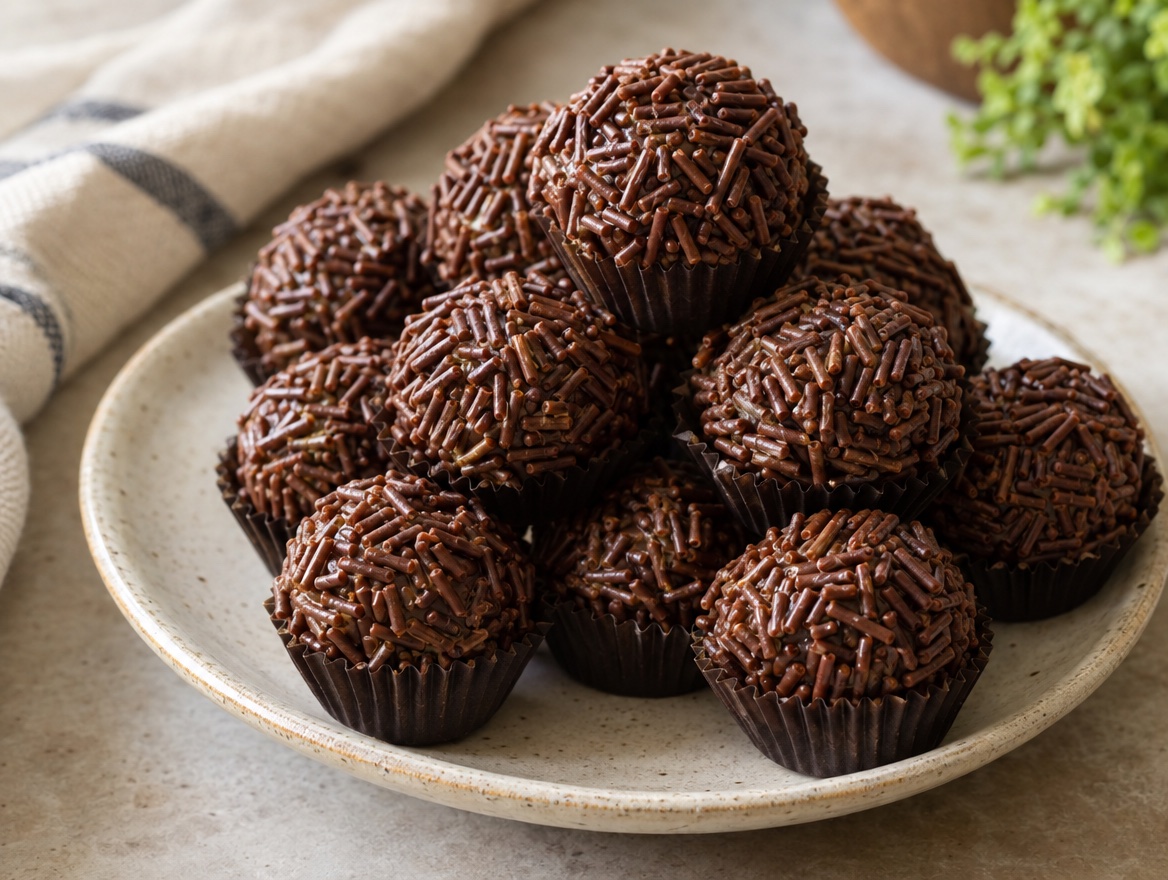 Source photograph of Brigadeiros. Not official I Want Some Food pixel artwork.