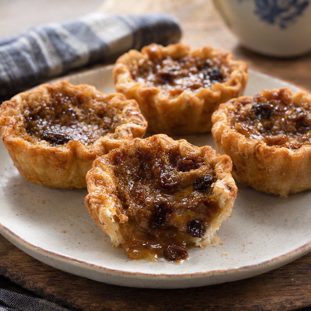 Source photograph of Butter tarts. Not official I Want Some Food pixel artwork.