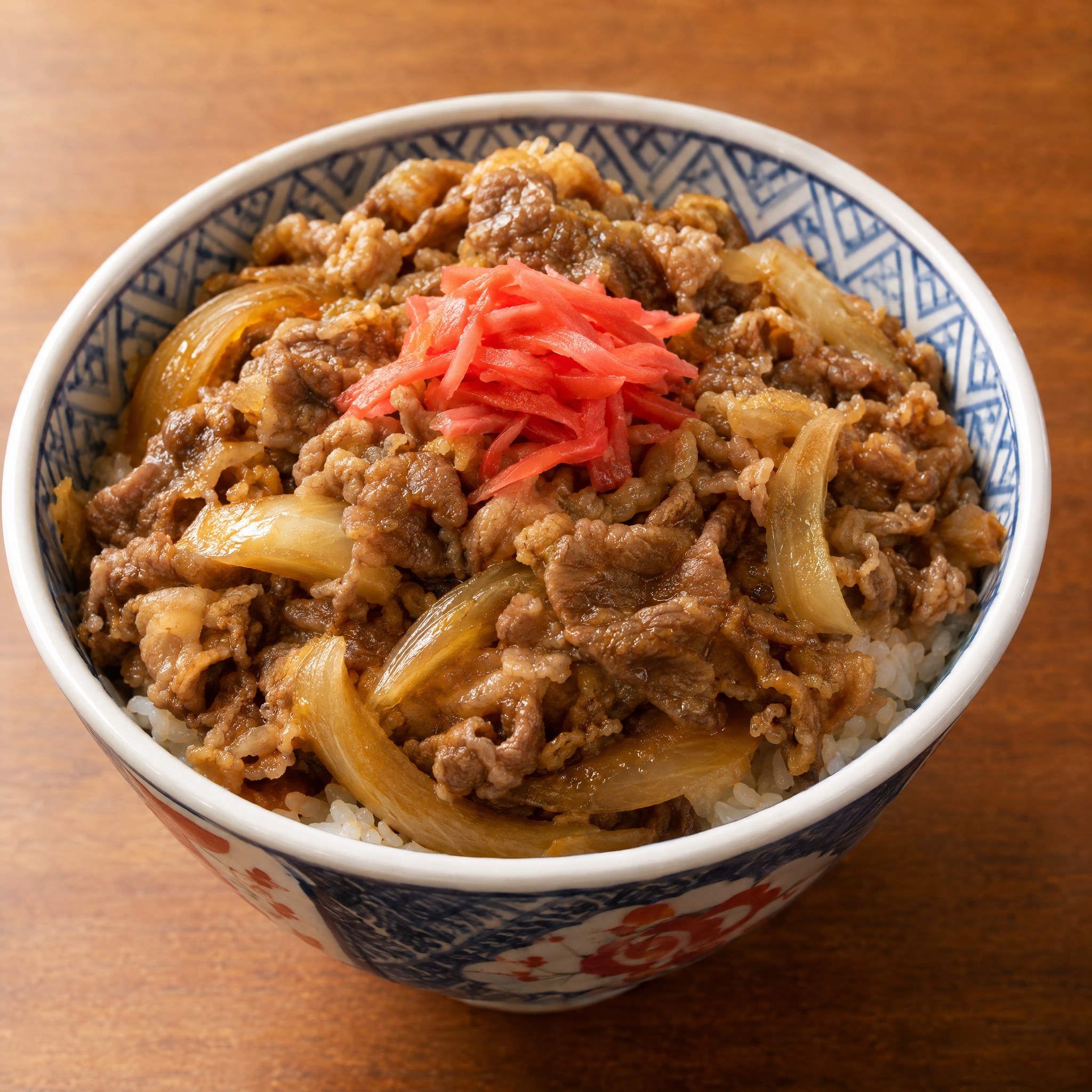Source photograph of Gyudon. Not official I Want Some Food pixel artwork.