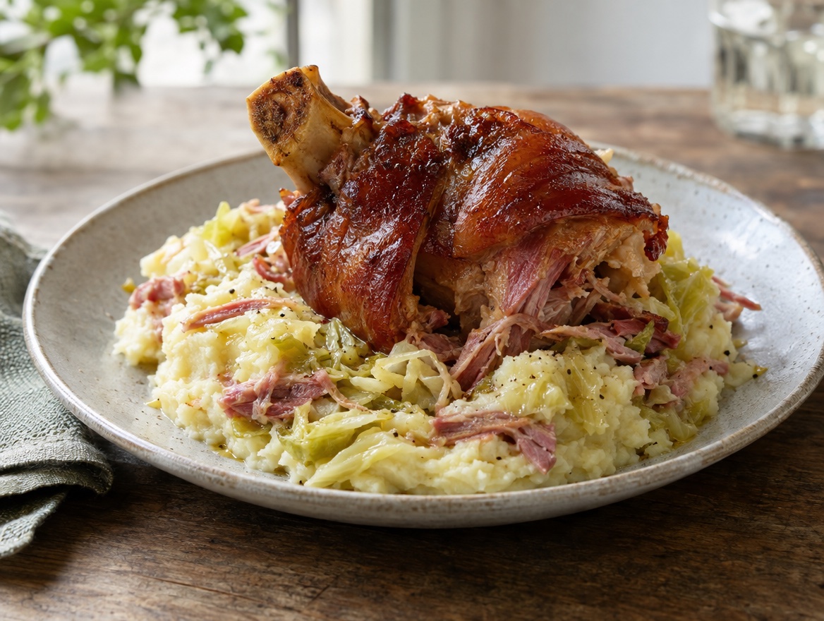 Source photograph of Colcannon. Not official I Want Some Food pixel artwork.