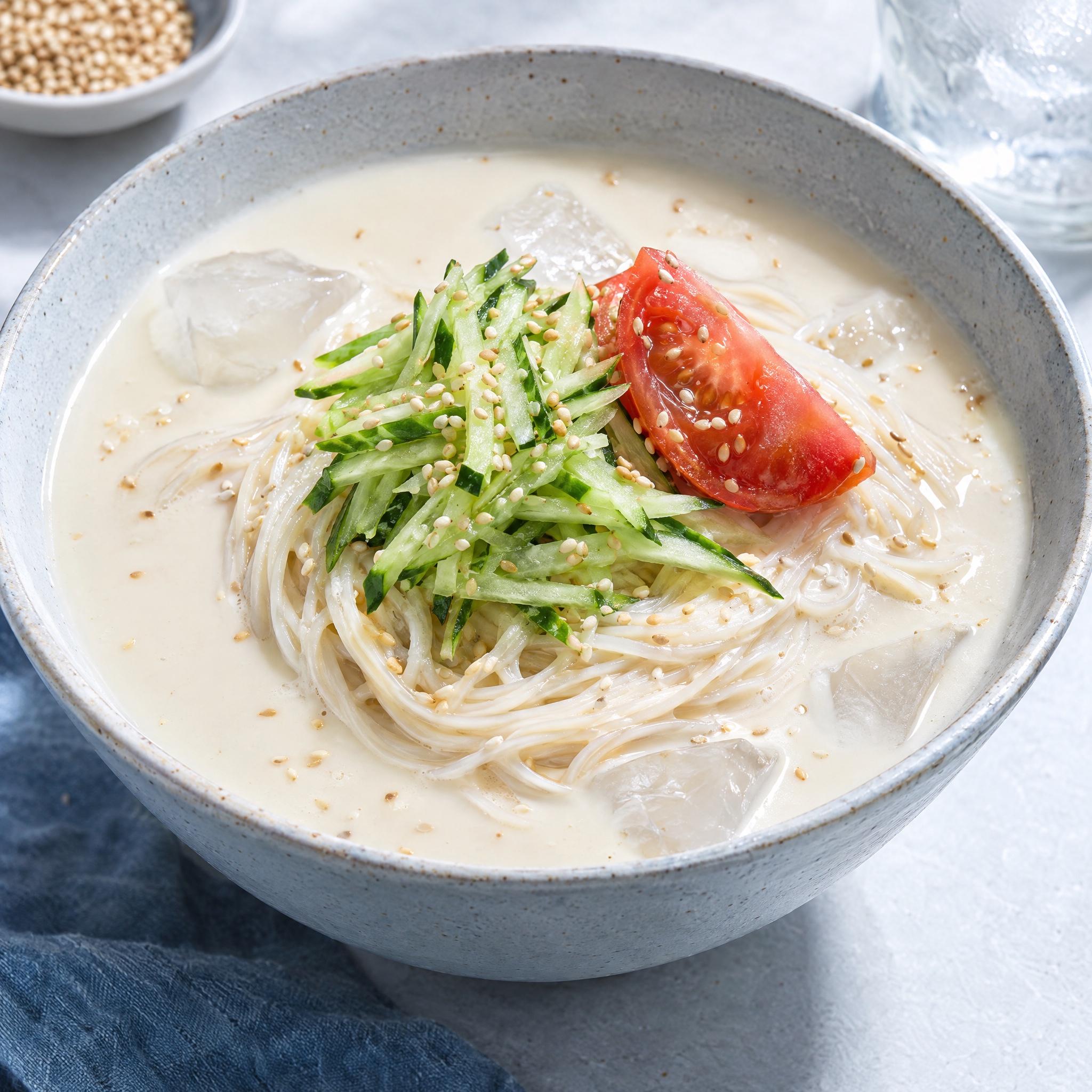 Source photograph of Kongguksu. Not official I Want Some Food pixel artwork.