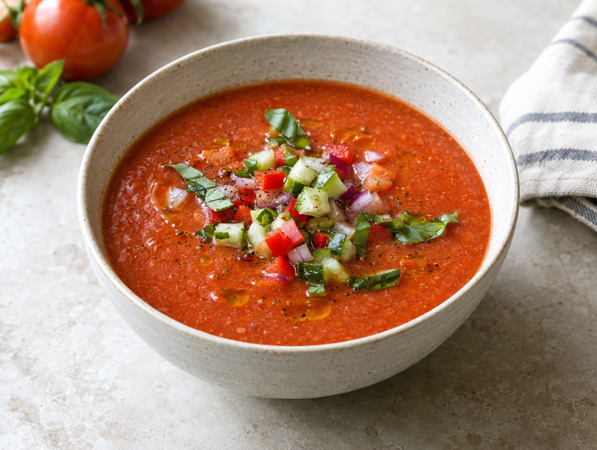 Source photograph of Gazpacho. Not official I Want Some Food pixel artwork.