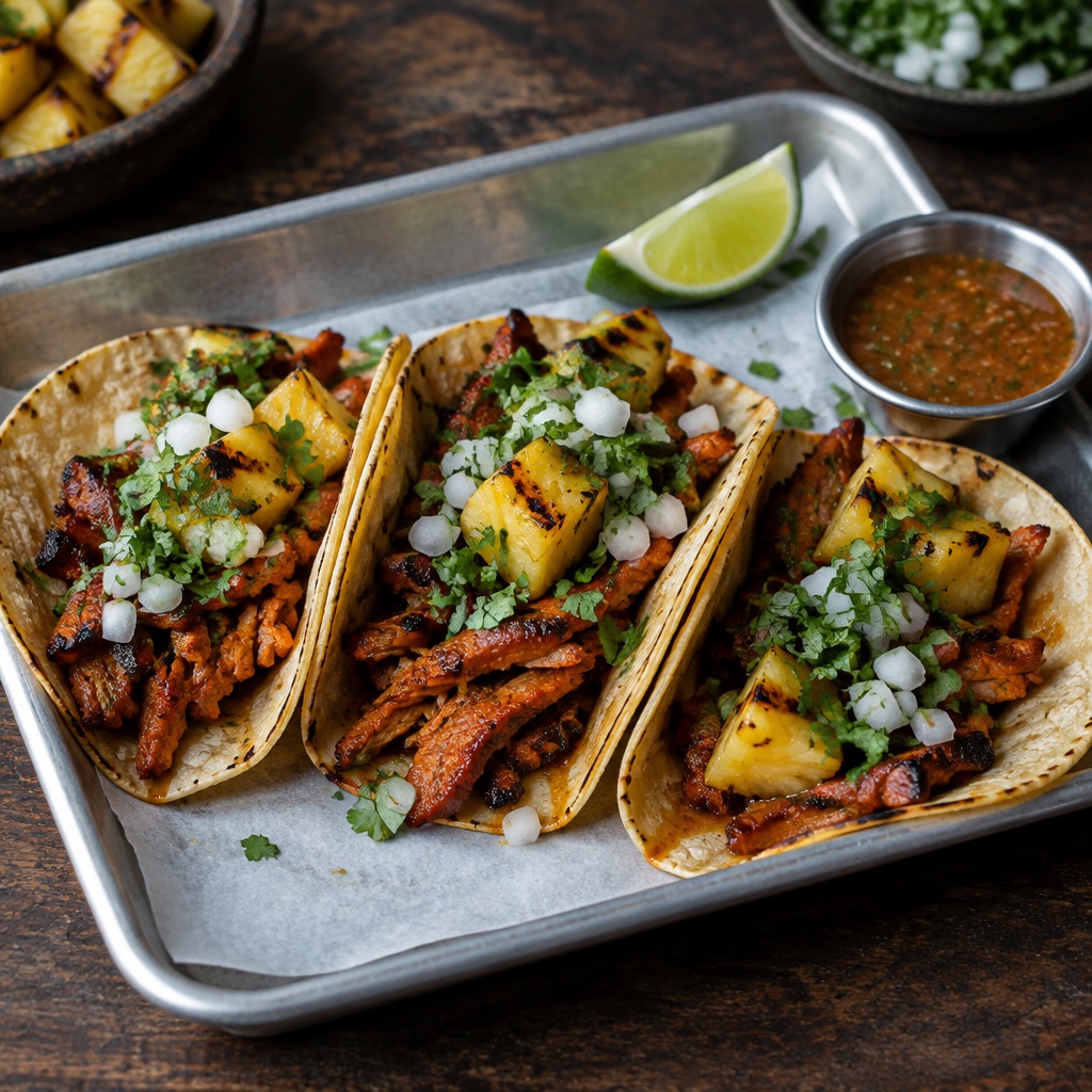 Tacos al pastor from Mexico